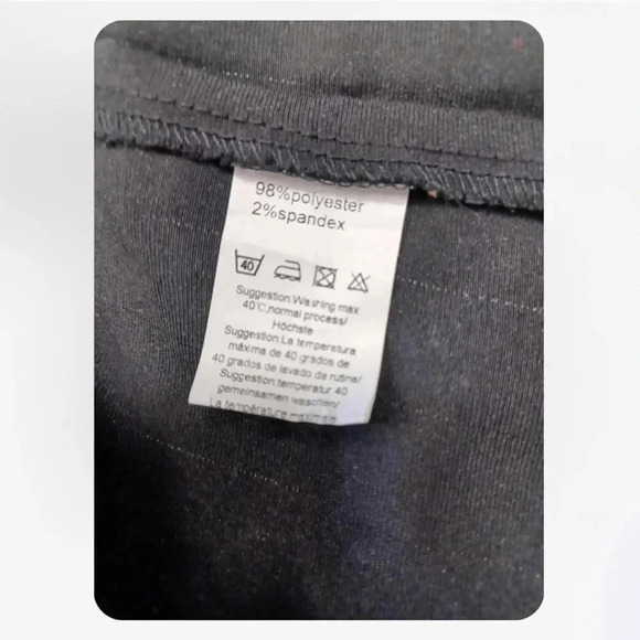 Coofandy Black Pinstripe Satin/Silky Look  Ling Sleeve Dress Shirt Size Small - Picture 6 of 10